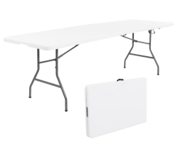 8' Folding Banquet Table
