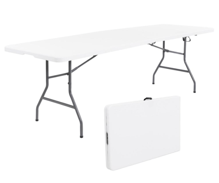 8' Folding Banquet Table